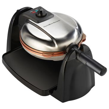 Hamilton Beach Durathon Removable-Grild Flip Belgian Waffle Maker, , large