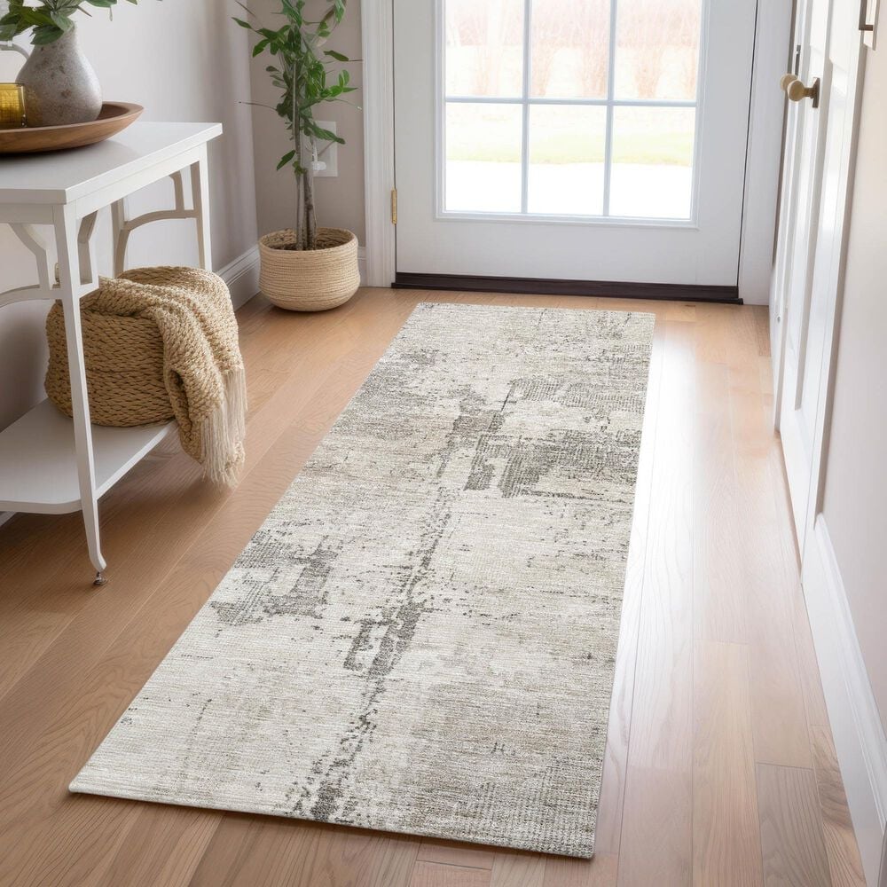 Dalyn Rug Company Nouveau NV8 2&#39;3&quot; x 7&#39;6&quot; Linen Indoor/Outdoor Runner, , large