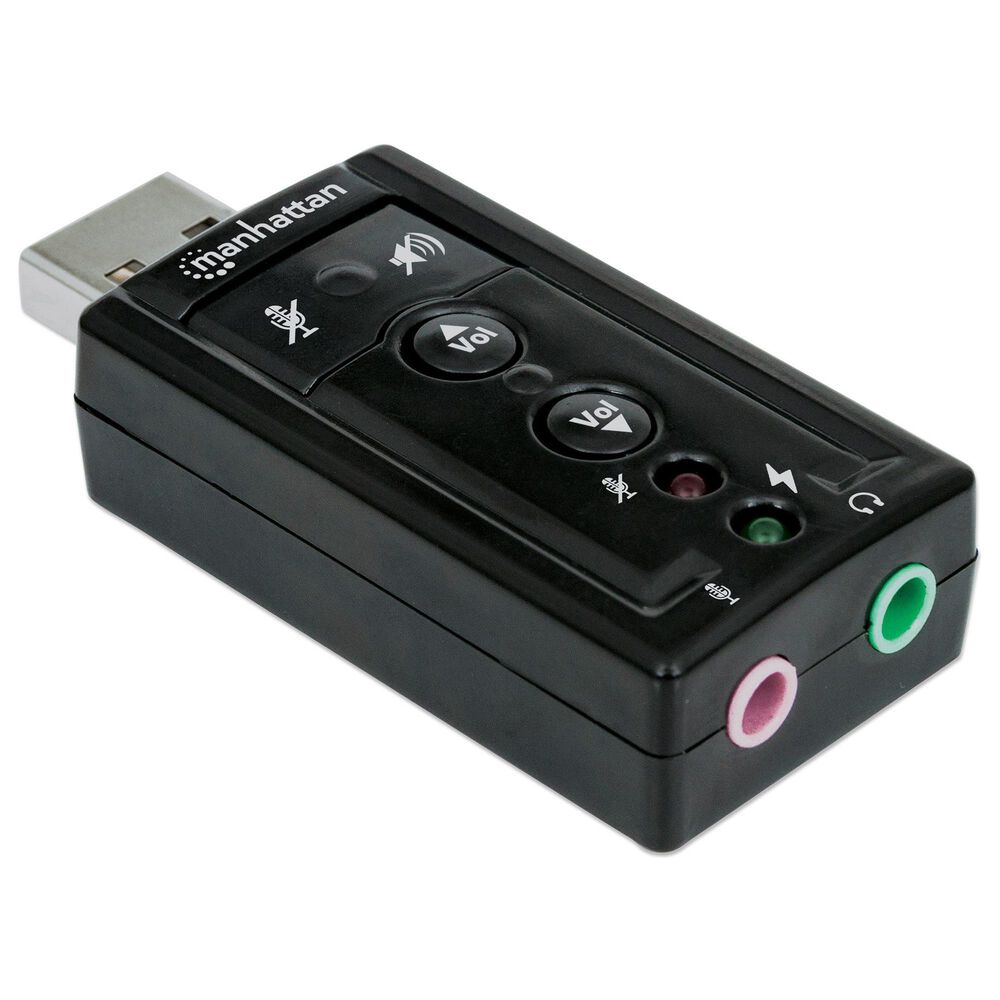 Manhattan Hi-Speed USB 3D 7.1 Sound Adapter, , large