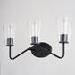 Vaxcel Beverly 3-Light Bathroom Vanity in Matte Black, , large