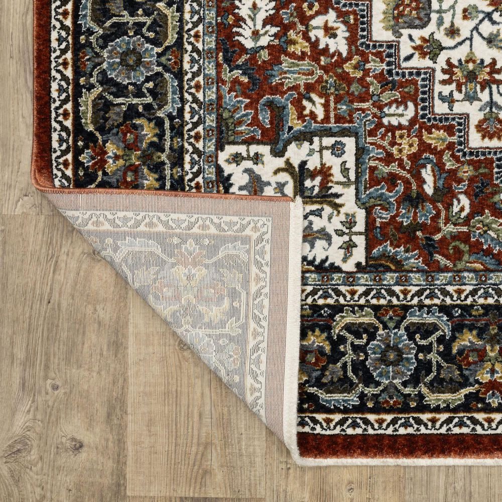 Oriental Weavers Vivian VI06A 2&#39;3&quot; x 7&#39;6&quot; Red Runner, , large