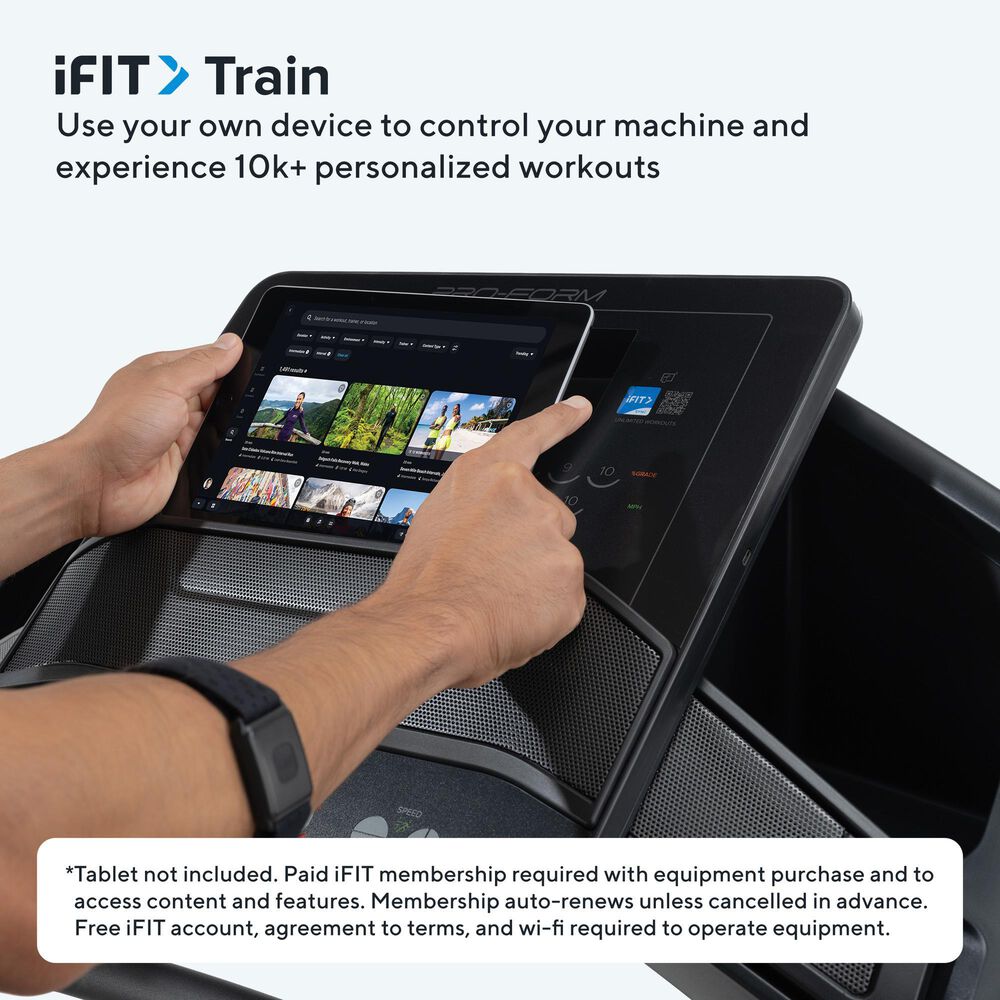 ProForm Carbon TL Folding Treadmill with iFIT, , large