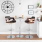 Lumisource 41" Adjustable Bar Table in Silver and Chrome, , large