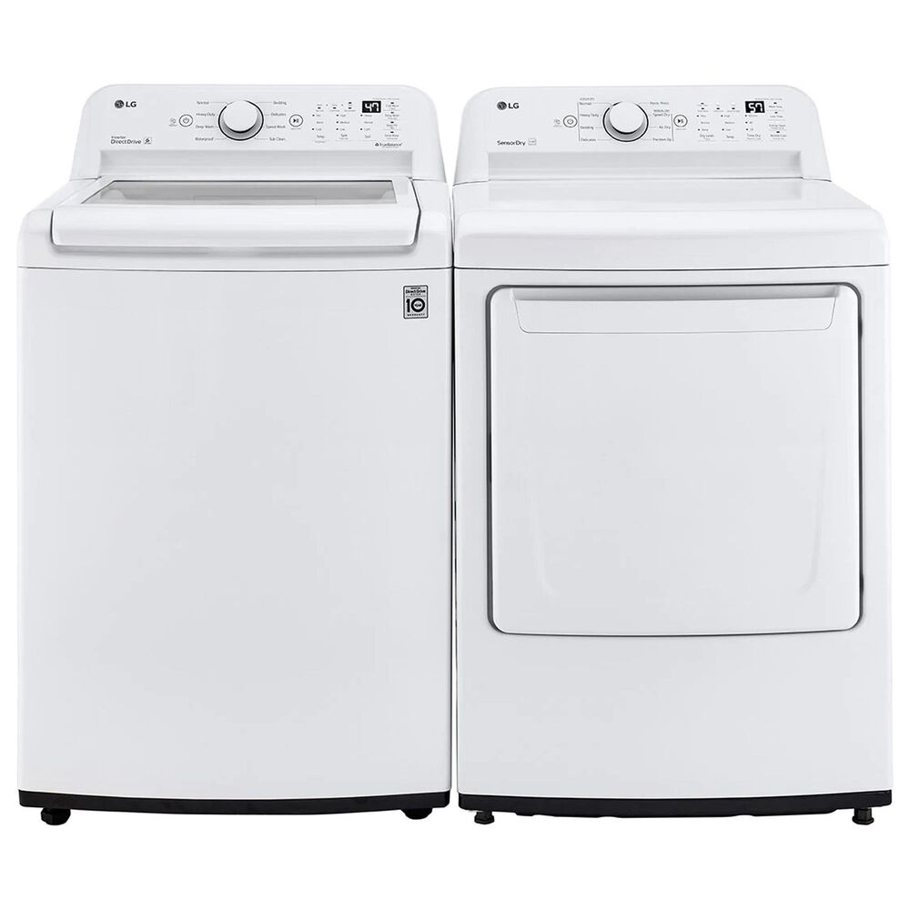 LG 4.3 Cu. Ft. Top Load Washer with 4-Way Agitator and TurboDrum Technology in White, , large