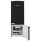 Unique Appliances Classic Retro 17 Cu. Ft Bottom Mount Refrigerator in Matte Black, , large