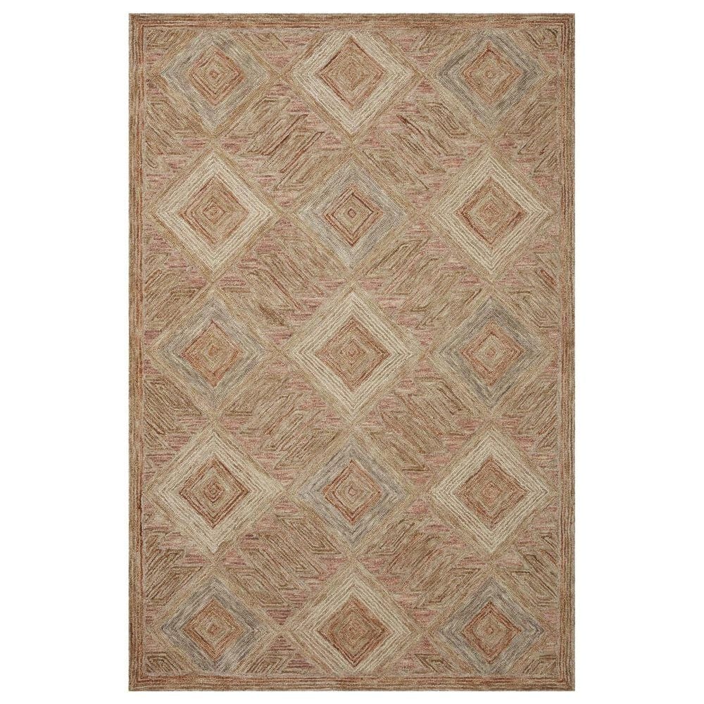 Loloi II Varena 8"6" x 11"6" Berry and Multi Area Rug, , large