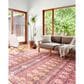 Loloi II Layla  7"6" x 9"6" Magenta and Multicolor Area Rug, , large