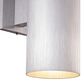 Vaxcel Chiasso 14.25" 2-Light Outdoor Wall Sconce in Satin Aluminum, , large