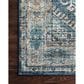 Loloi II Skye SKY-03 7"6" x 9"6" Denim and Natural Area Rug, , large
