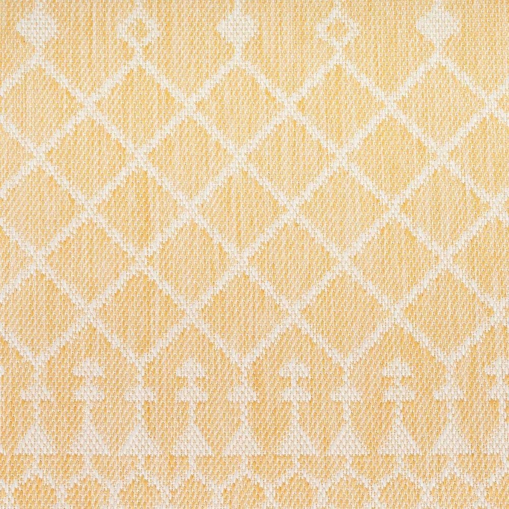 Nourison Positano Southwestern Yellow 4&#39; x 6&#39; Indoor/Outdoor Area Rug, , large