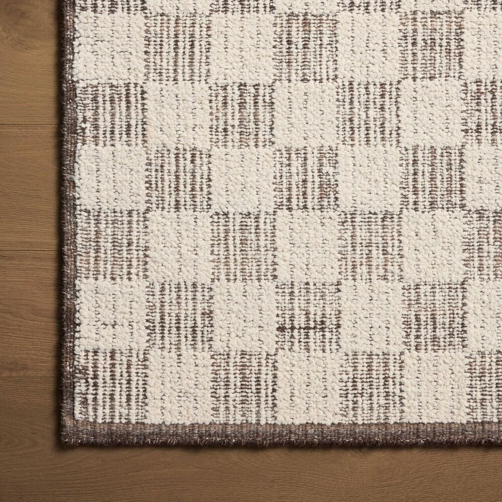 Loloi Knox Ivory and Mocha 7&#39;9&quot; x 9&#39;9&quot; Area Rug, , large