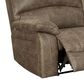 Ashley Segburg 2-Piece Power Symmetrical Reclining Sofa with Console in Driftwood, , large