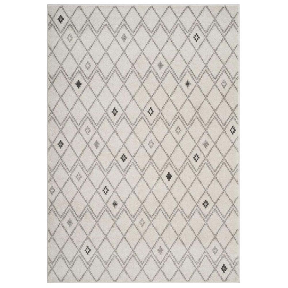 Safavieh Adirondack ADR132B-6 6" x 9" Ivory and Grey Area Rug, , large