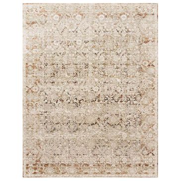 Loloi Theia THE-07 5" x 8" Natural and Rust Area Rug, , large