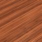 Leisuremod LeisureMod Verve Collection 48 Round Dining Table, Brushed Gold Base with Cognac Brown MDF Top, , large