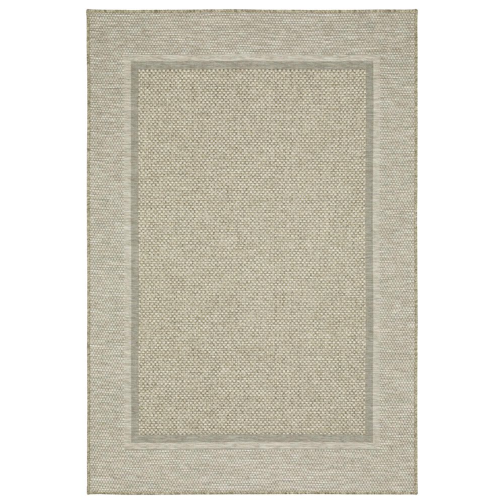 Oriental Weavers Tortuga TR06A 1"10" x 7"6" Beige and Black Runner, , large