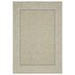 Oriental Weavers Tortuga TR06A 1"10" x 7"6" Beige and Black Runner, , large