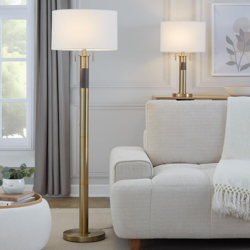 LumiSource Trophy Table Lamp in Gold, , large