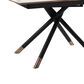 Blue River Alora Extendable Dining Table in Black, Copper, Light Grey and Walnut - Table Only, , large
