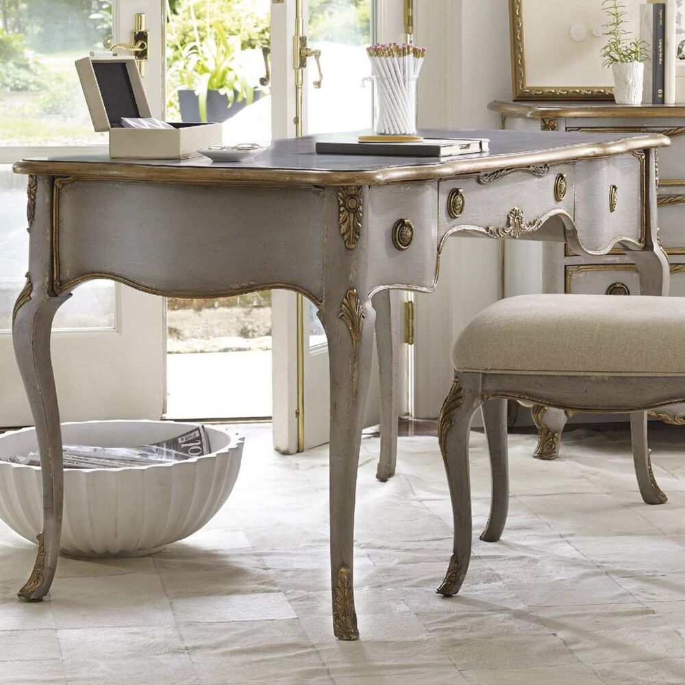 Hooker Furniture 54" Writing Desk in Gray, , large