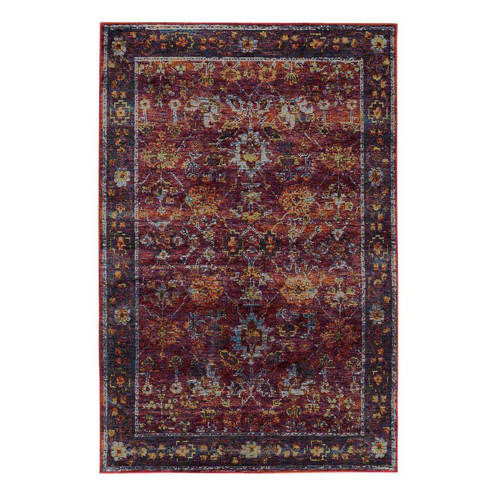 Oriental Weavers Andorra 7153A 5"3" x 7"3" Red Area Rug, , large