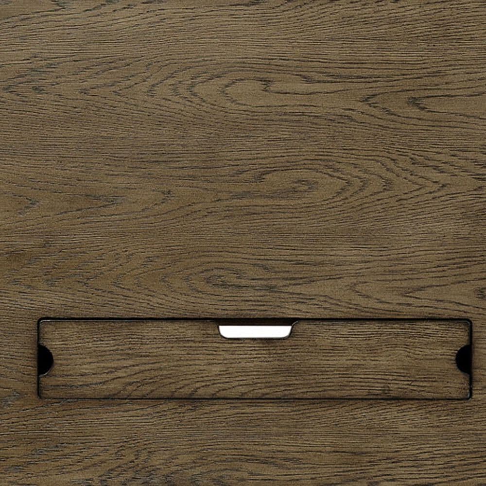 Riva Ridge Caraway 60&quot; Lift Desk in Aged Ivory and Black, , large