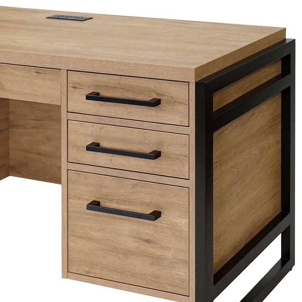 Wycliff Bay Mason Credenza with Hutch in Monarca and Black, , large