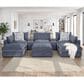 Moore Furniture Julian 8-Piece Stationary Symmetrical Sectional in Linwood Delft, , large