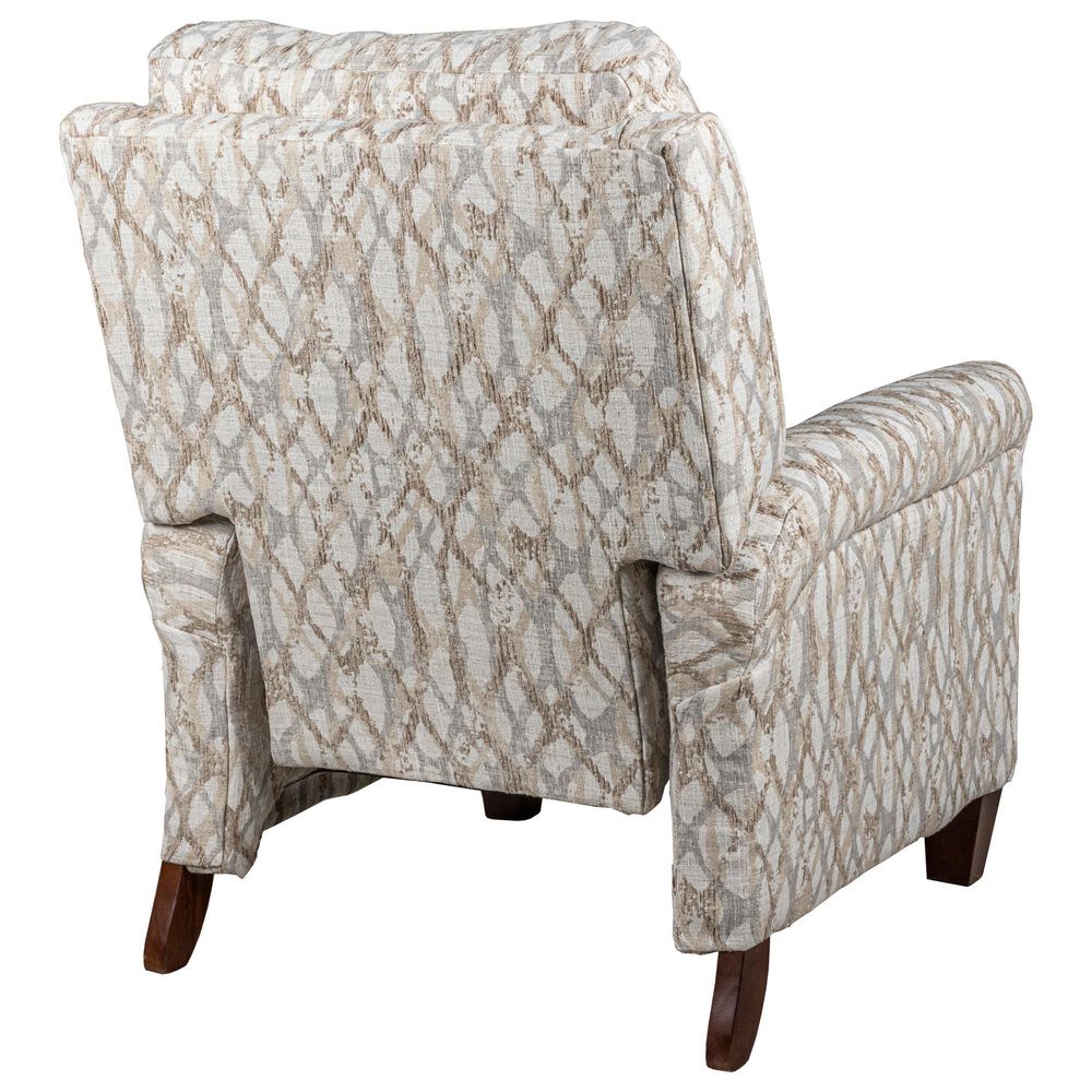 Southern Motion Pep Talk Push Back Recliner in Johana Platinum, , large