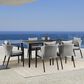 Blue River Aileen 7-Piece Patio Dining Table Set in Black and Grey, , large