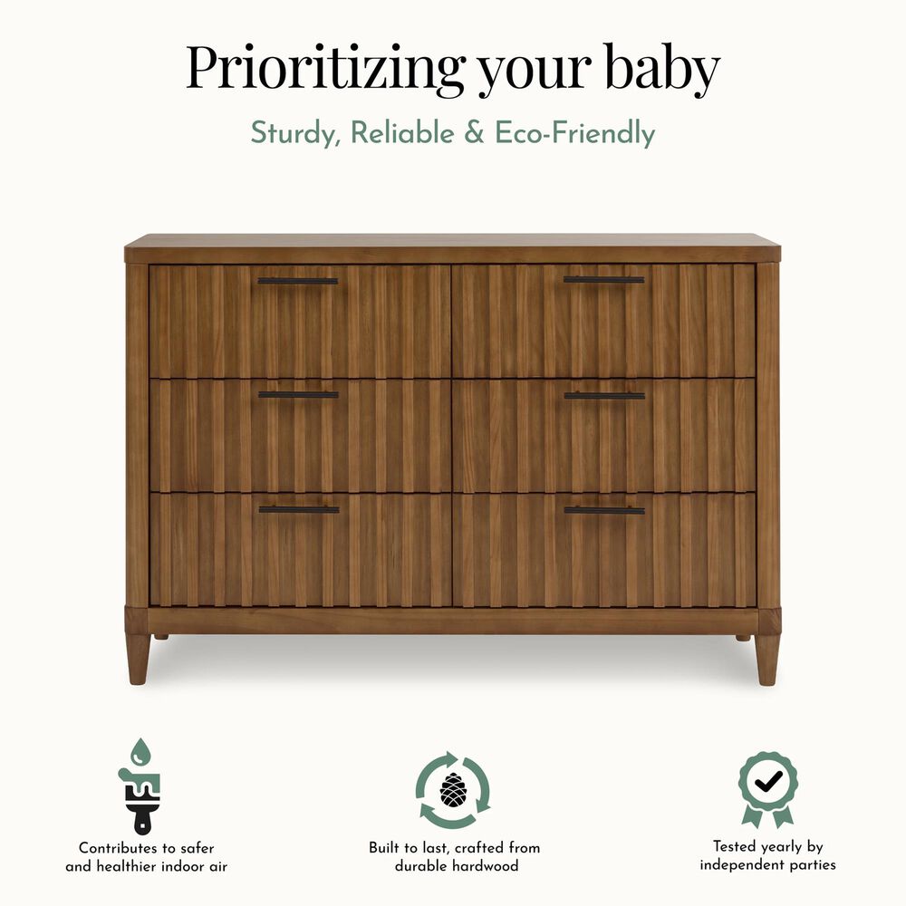 Evolur Flynn 2-Piece Island Crib and Dresser in Sedona, , large