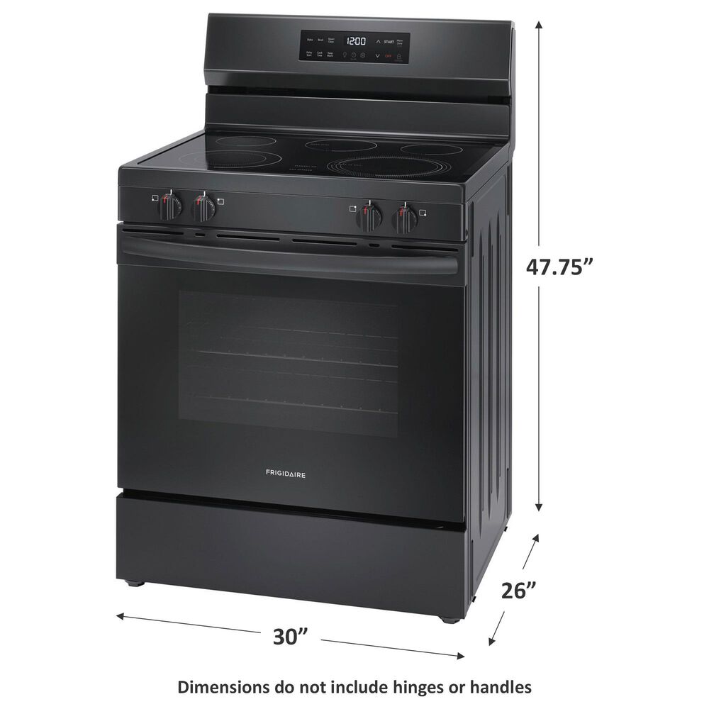 Frigidaire 30&quot; Freestanding Electric Range  in Black, , large