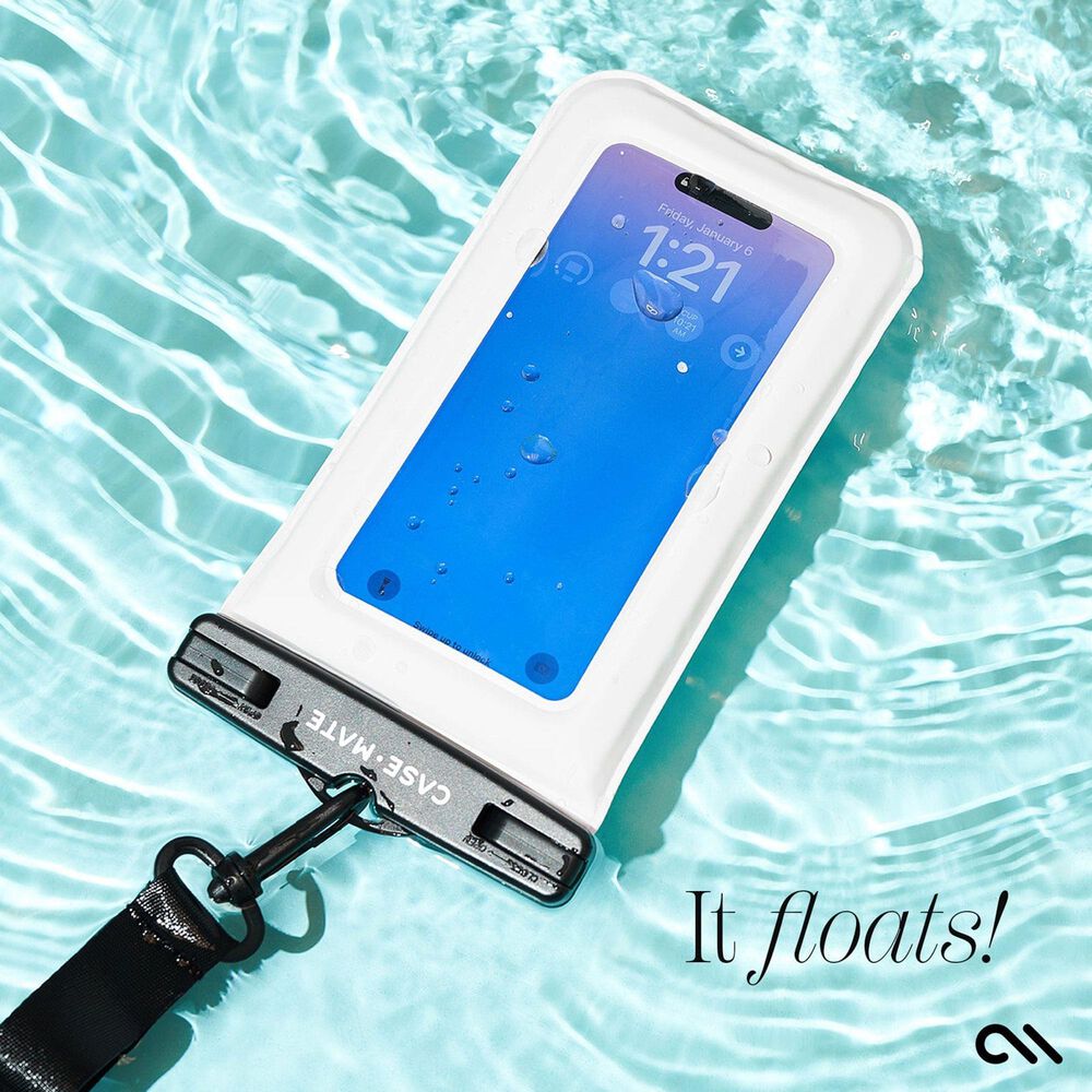 Case-Mate Waterproof Floating Pouch in Grey and Black, , large