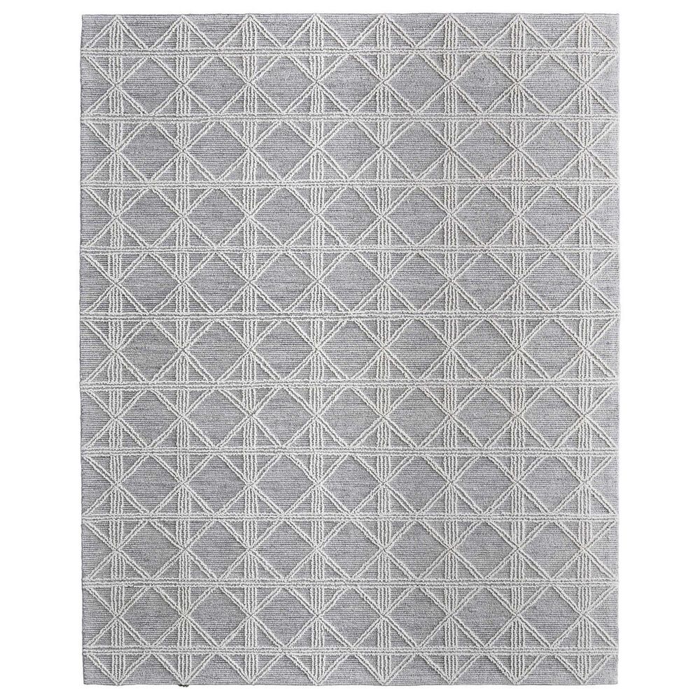 Feizy Rugs Corwin 5" x 8" Silver and Ivory Area Rug, , large