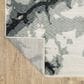 Oriental Weavers Echo ECH08 Blue and Ivory 3"3" x 5" Area Rug, , large