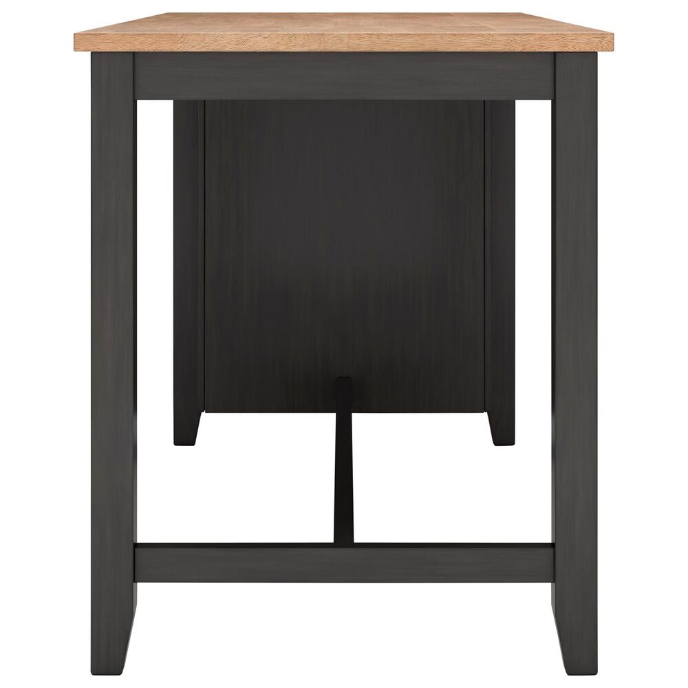 Ashley Gesthaven Counter Height Table in Light Natural and Dark Brown - Table Only, , large