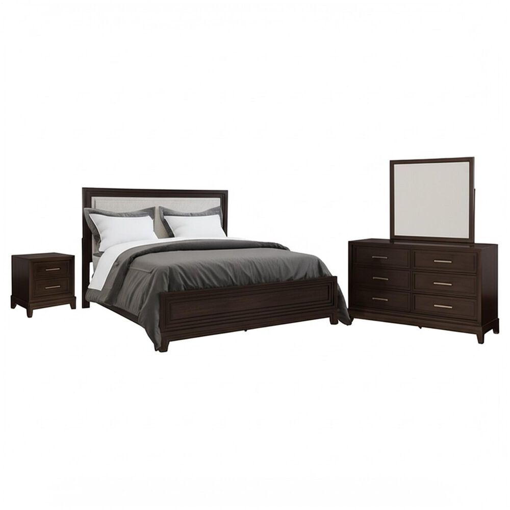 Ashley Neymorton 4-Piece Queen Bedroom Set in Dark Grayish Brown, , large