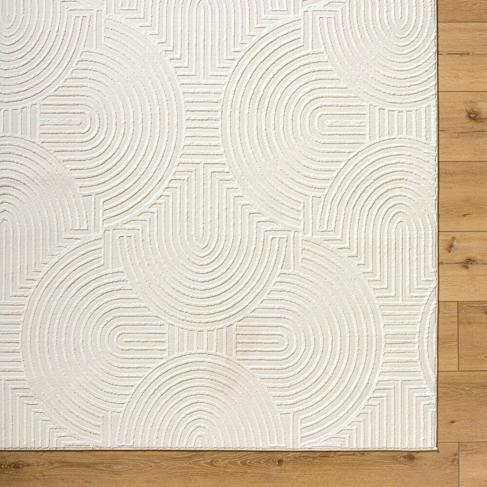 Surya Alder ALD-2323 1&#39;11&quot; x 3&#39;9&quot; Cream and Ivory Area Rug, , large