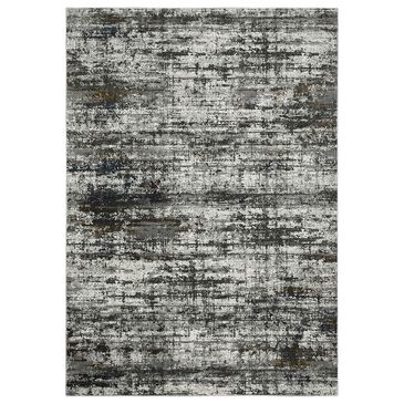 Oriental Weavers Gemini Cryptic 3"10" x 5"5" Charcoal Area Rug, , large