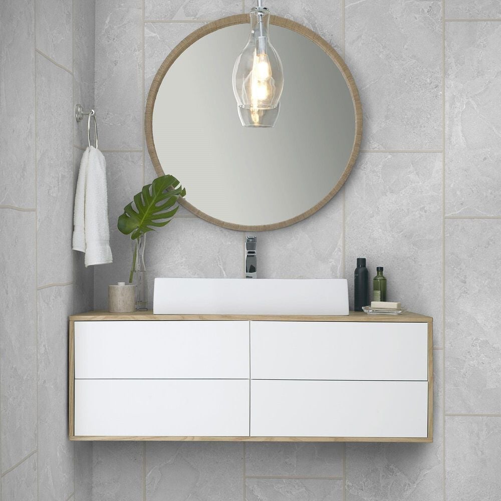 Shaw Imprint Mist 12&quot; x 24&quot; Porcelain Tile, , large