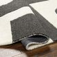 Surya Brook 2" x 3" White and Charcoal Area Rug, , large