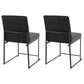 Lumisource Fuji Dining Chair in Black/Black (Set of 2), , large