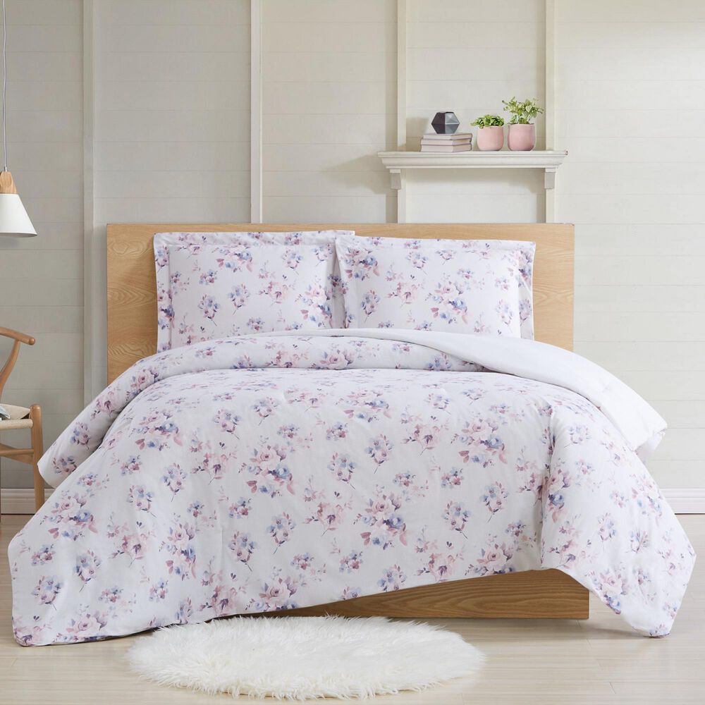 Pem America Cottage Classics Rose Dusk 3-Piece King Quilt Set, , large