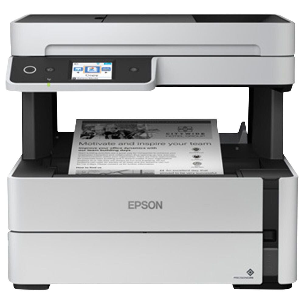 Epson EcoTank ET-M3170 Wireless Monochrome All-in-One Supertank Printer in White, , large