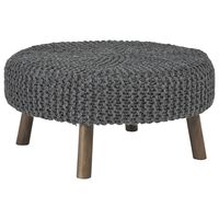 Signature Design by Ashley Jassmyn Oversized Accent Ottoman in Charcoal