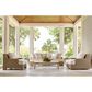 Bernhardt Aurora Patio Cocktail Table in Warm Shale and Sea Oat, , large