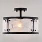 Vaxcel Wilder 3-Light Semi Flush Mount in Matte Black, , large