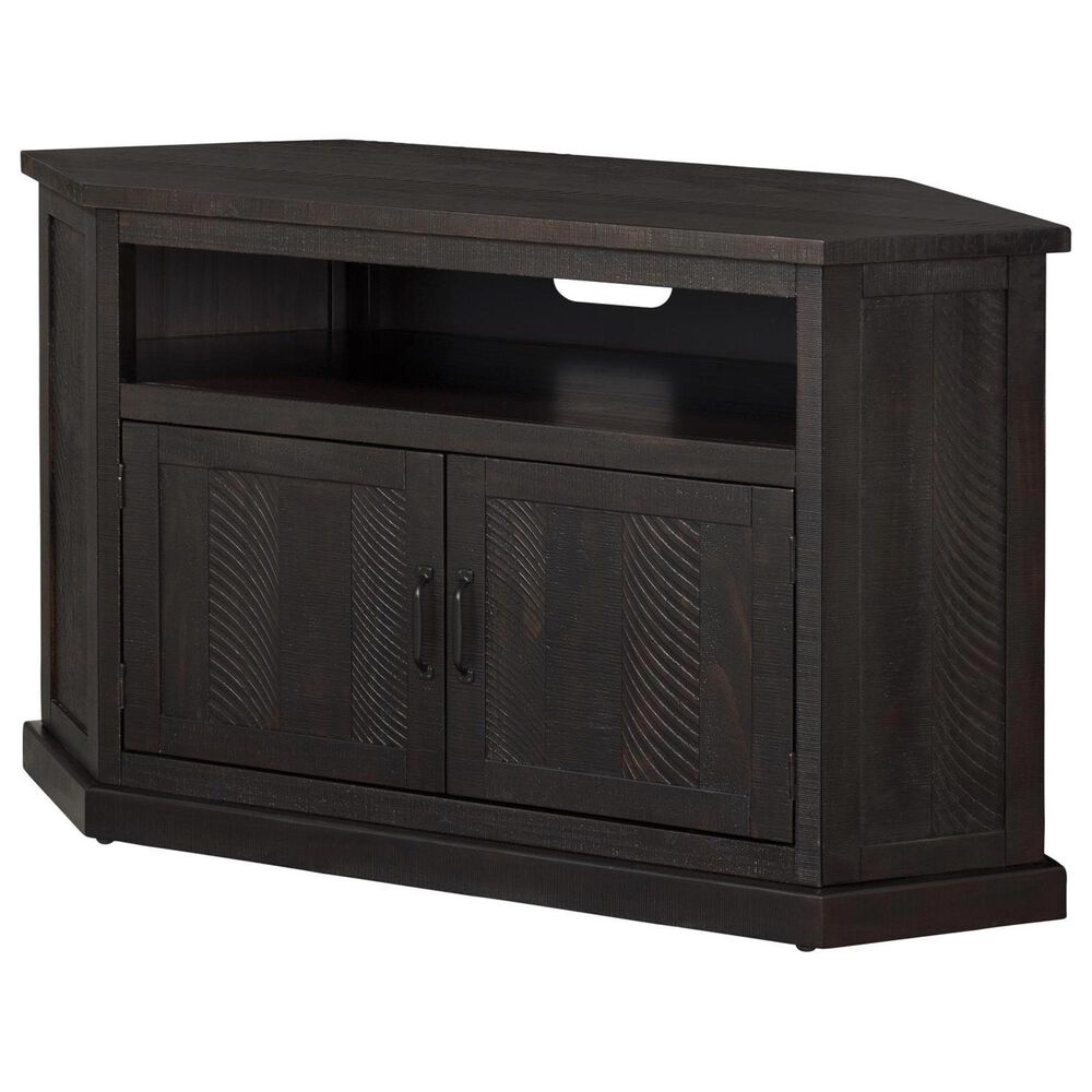 Forma & Co Rustic Corner 30" Corner TV Stand in Espresso, , large
