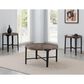 Steve Silver Chevron End Table in Cinnamon and Black, , large
