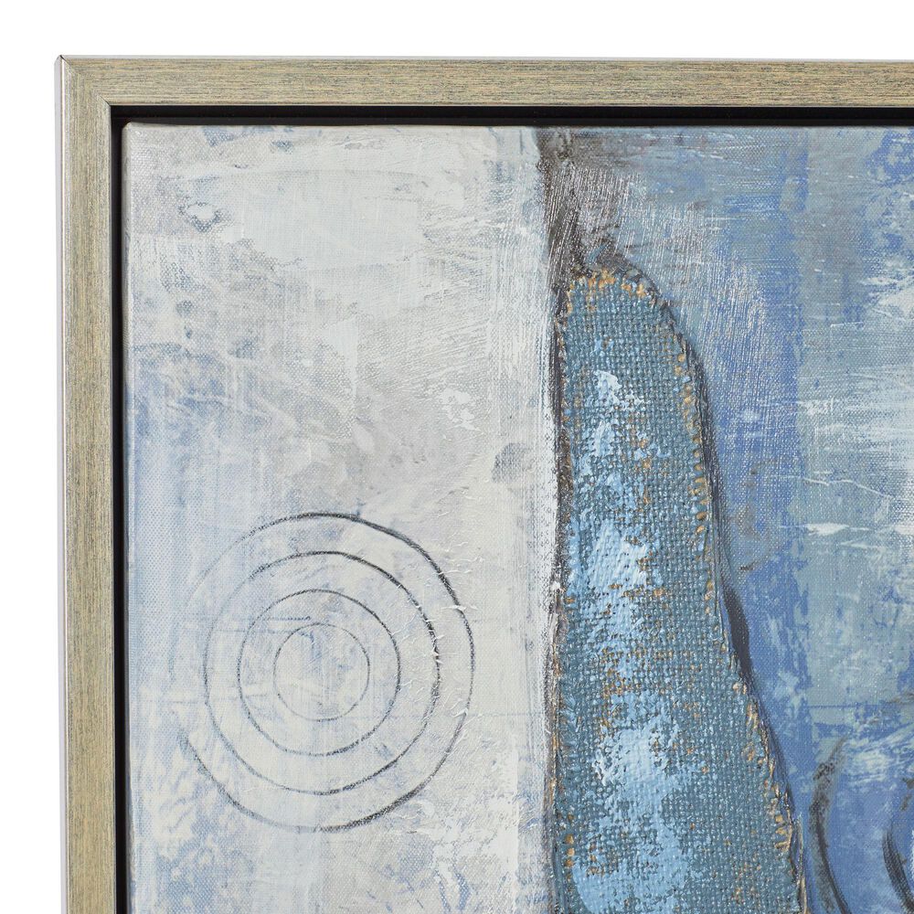 Maple and Jade 28&quot; x 55&quot; Abstract Wall Art in Neutral Gray, , large